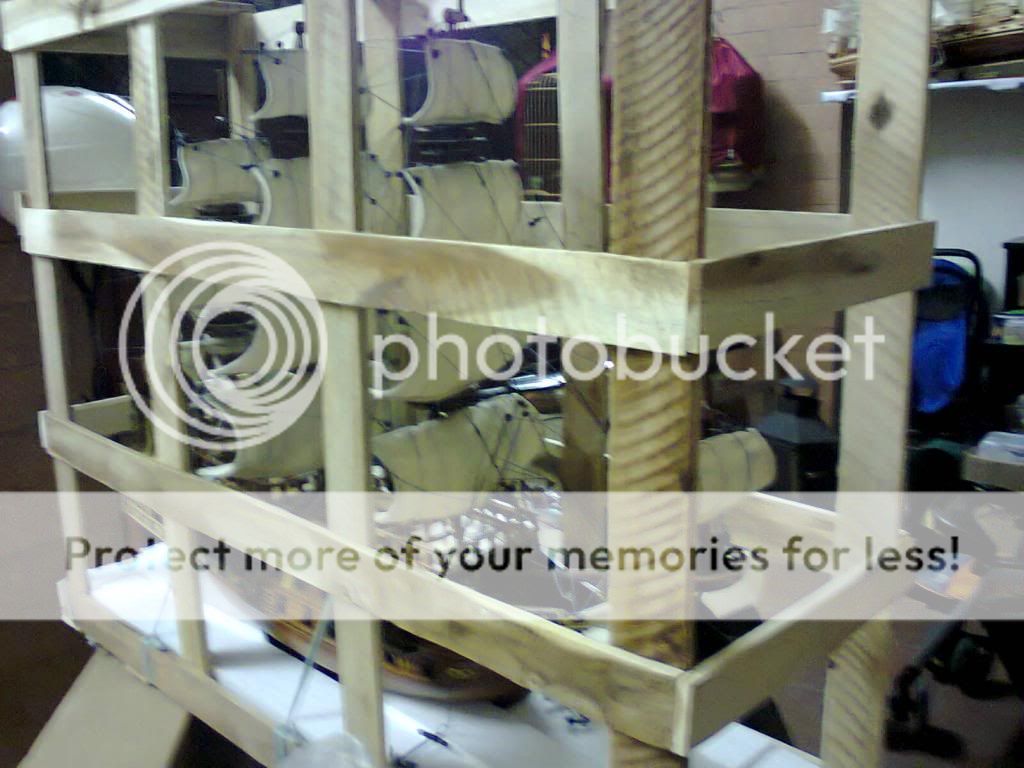 Mô hình thuyền buồm gỗ - 2