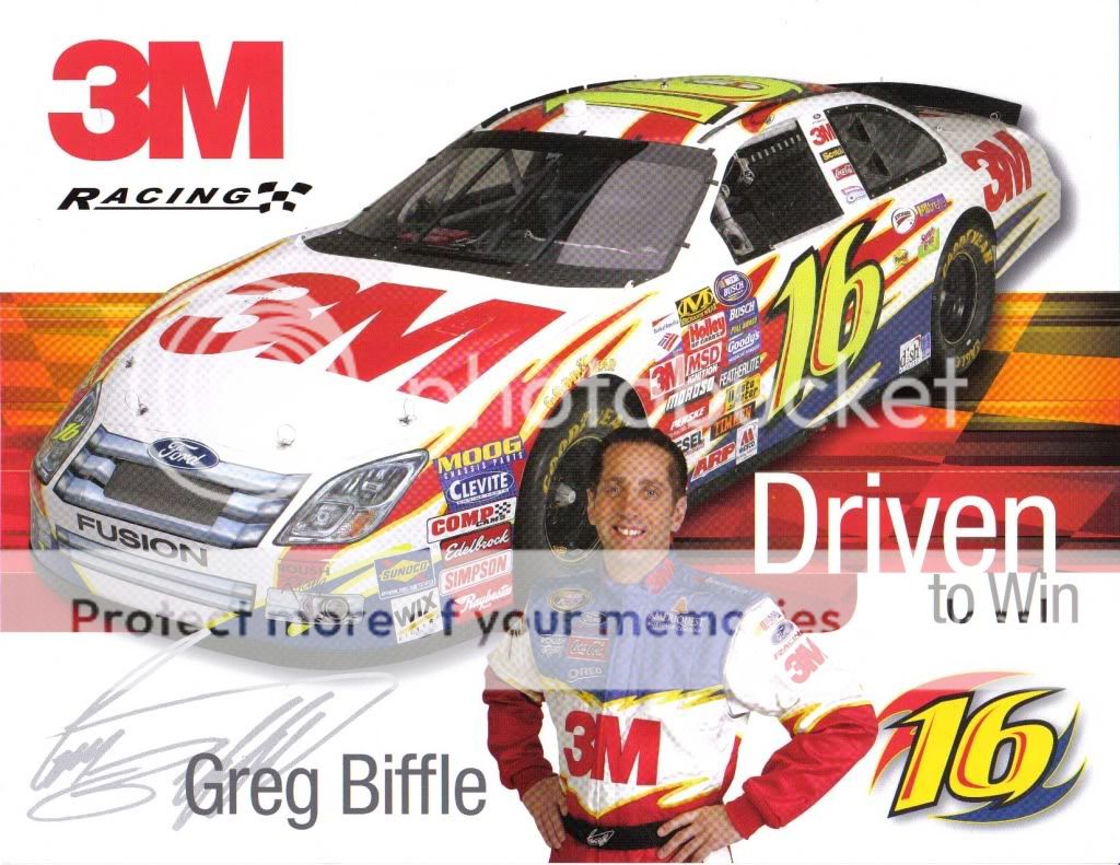 Greg Biffle 3M Car Graphics, Wallpaper, & Images for Myspace Layouts