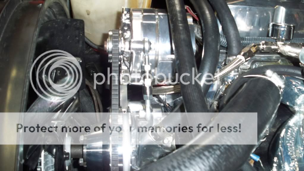 Alternator not in line with other pulleys