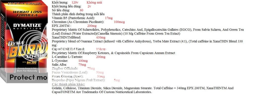 Thực phẩm bổ sung giành cho thể hình